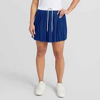 Women's WEAR by Erin Andrews Royal New York Mets Pleated Skort