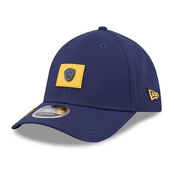 Men's New Era Navy Milwaukee Brewers 2026 Clubhouse M-Crown 39THIRTY Flex Hat