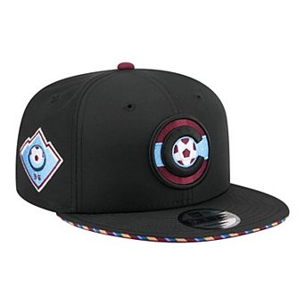 Men's New Era Black Colorado Rapids 2026 Jersey Hook 9FIFTY Snapback Hat