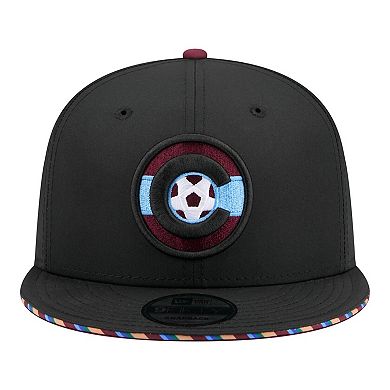 Men's New Era Black Colorado Rapids 2026 Jersey Hook 9FIFTY Snapback Hat