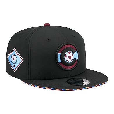 Men's New Era Black Colorado Rapids 2026 Jersey Hook 9FIFTY Snapback Hat