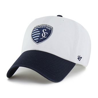 Men's '47 White Sporting Kansas City Two-Tone Clean Up Adjustable Hat