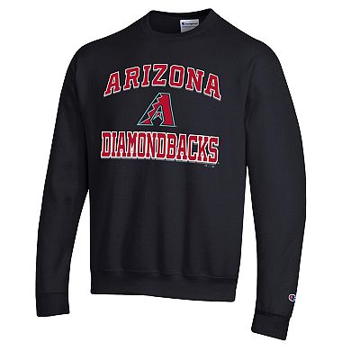 Men's Champion Black Arizona Diamondbacks Heart & Soul Powerblend Sweatshirt