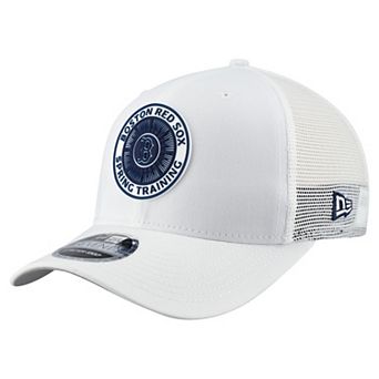 Men's New Era White Boston Red Sox 2026 Spring Training Fan Pack 9SEVENTY Adjustable Trucker Hat