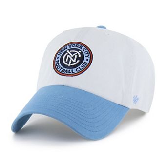 Men's '47 White New York City FC Two-Tone Clean Up Adjustable Hat