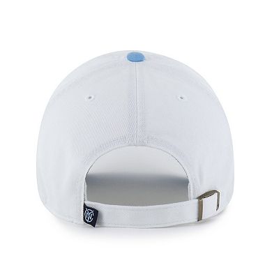 Men's '47 White New York City FC Two-Tone Clean Up Adjustable Hat
