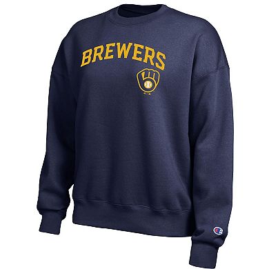 Women's Champion Athletic Navy Milwaukee Brewers All Star Sweatshirt