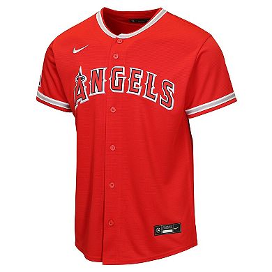 Youth Nike Red Los Angeles Angels Alternate Stadium Jersey