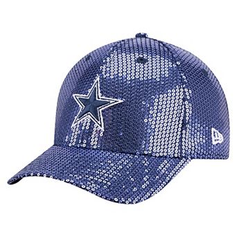 Women's New Era Navy Dallas Cowboys Sequin 9FORTY Adjustable Hat
