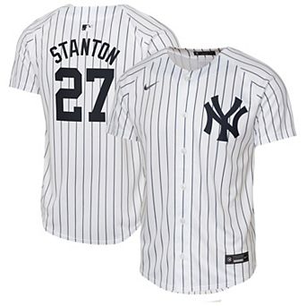 Youth Nike Giancarlo Stanton White New York Yankees Home Limited Player Jersey