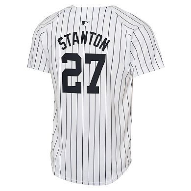 Youth Nike Giancarlo Stanton White New York Yankees Home Limited Player Jersey