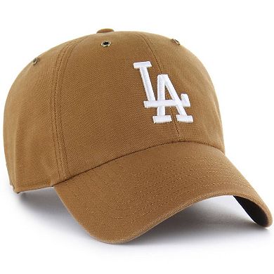 Men's Carhartt x '47 Brown Los Angeles Dodgers Clean Up Adjustable Hat