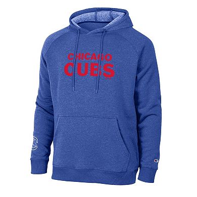 Men's Champion Royal Chicago Cubs Triumph Tri-Blend Hoodie