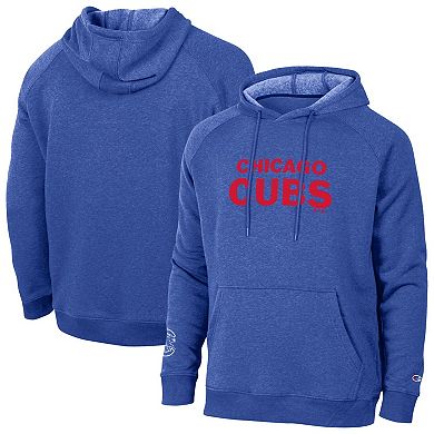 Men's Champion Royal Chicago Cubs Triumph Tri-Blend Hoodie