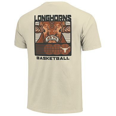 Men's Cream Texas Longhorns Basketball Staredown Comfort Colors