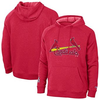 Men's Champion Red St. Louis Cardinals Triumph Tri-Blend Hoodie