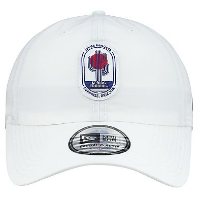 Men's New Era White Texas Rangers 2026 Spring Training Fan Pack Icon Casual Classic Adjustable Hat