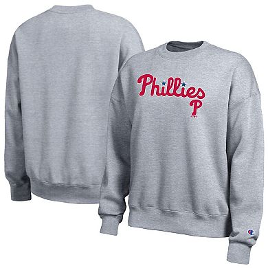 Women's Champion Heather Gray Philadelphia Phillies All Star Sweatshirt