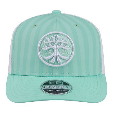 Youth New Era Mint Austin FC Jersey Hook 9SEVENTY Stretch-Snap Adjustable Hat