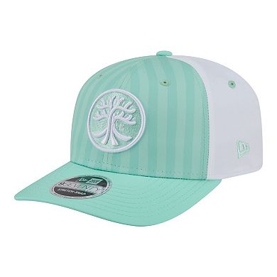 Youth New Era Mint Austin FC Jersey Hook 9SEVENTY Stretch-Snap Adjustable Hat