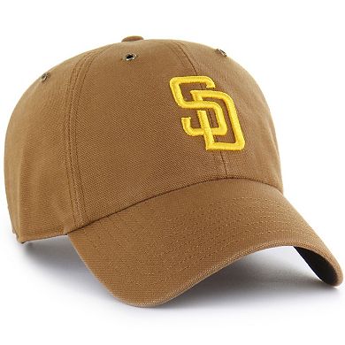 Men's Carhartt x '47 Brown San Diego Padres Clean Up Adjustable Hat