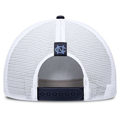 Unisex Nike Gray North Carolina Tar Heels 2026 Basketball Refresh 5-Panel Rise Trucker Hat