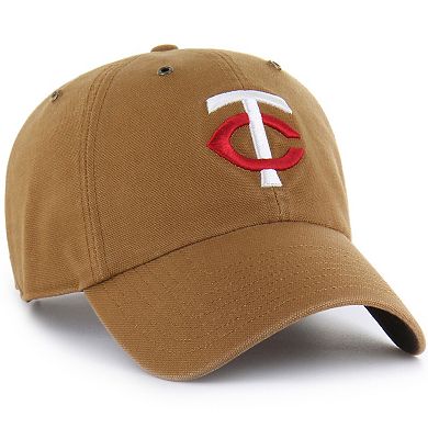 Men's Carhartt x '47 Brown Minnesota Twins Clean Up Adjustable Hat