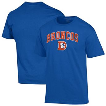 Men's Champion Royal Denver Broncos Arch Over Logo T-Shirt