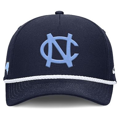 Unisex Nike Navy North Carolina Tar Heels 2026 Basketball Refresh 5-Panel Rope Rise Hat