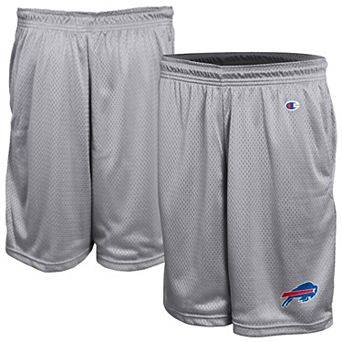 Men's Champion Gray Buffalo Bills Classic Mesh Shorts