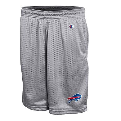 Men's Champion Gray Buffalo Bills Classic Mesh Shorts