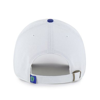 Men's '47 White Seattle Sounders FC Two-Tone Clean Up Adjustable Hat