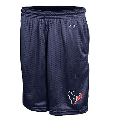 Men's Champion Navy Houston Texans Classic Mesh Shorts