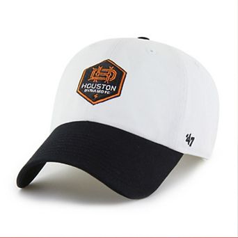 Men's '47 White Houston Dynamo FC Two-Tone Clean Up Adjustable Hat