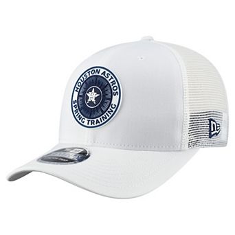 Men's New Era White Houston Astros 2026 Spring Training Fan Pack 9SEVENTY Adjustable Trucker Hat