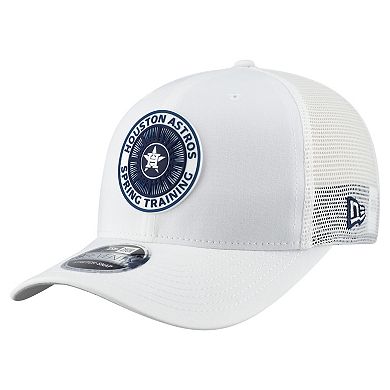 Men's New Era White Houston Astros 2026 Spring Training Fan Pack 9SEVENTY Adjustable Trucker Hat