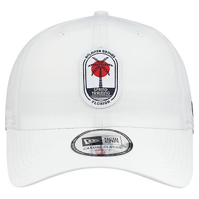 Men's New Era White Atlanta Braves 2026 Spring Training Fan Pack Icon Casual Classic Adjustable Hat