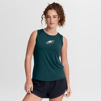 Women's Fanatics Midnight Green Philadelphia Eagles Mesh Triumphant Win​ Tank Top