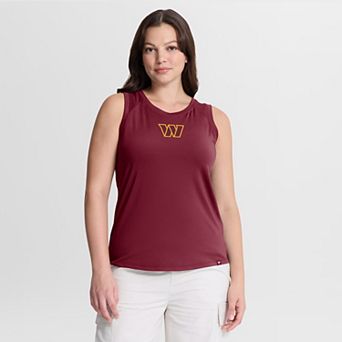 Women's Fanatics Burgundy Washington Commanders Mesh Triumphant Win​ Tank Top