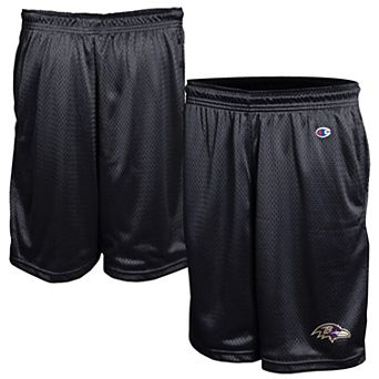 Men's Champion Black Baltimore Ravens Classic Mesh Shorts