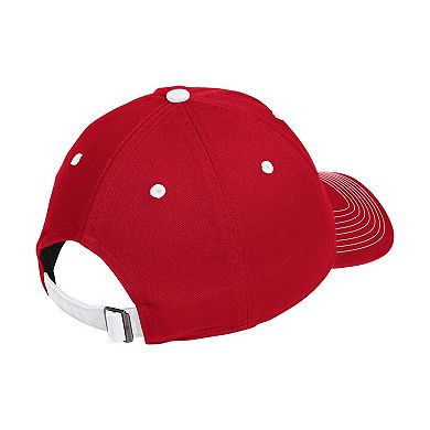 Men's adidas Scarlet Nebraska Huskers Slouch Adjustable Hat