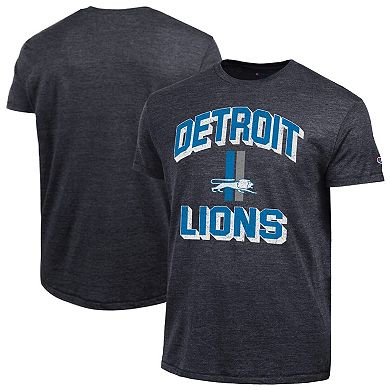 Men's Champion Charcoal Detroit Lions Ultimate Tri-Blend T-Shirt