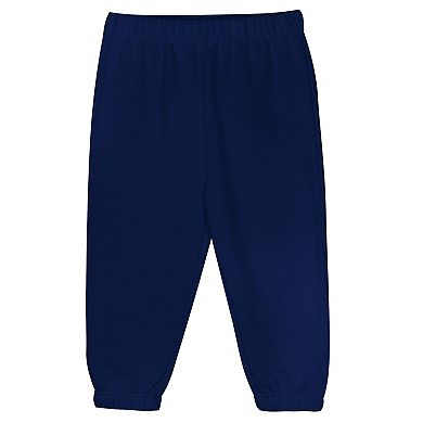 Toddler Mitchell & Ness Navy/Green Dallas Mavericks Big Face Oversized Pullover Hoodie & Pants Set