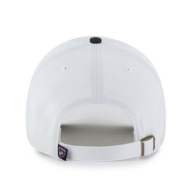 Men's '47 White FC Dallas Two-Tone Clean Up Adjustable Hat
