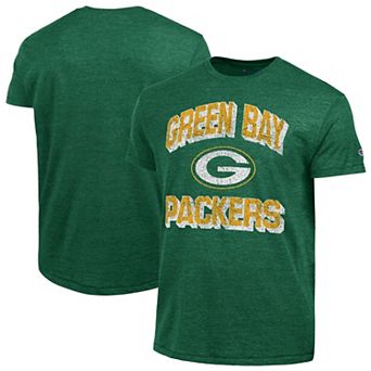 Men's Champion Green Green Bay Packers Ultimate Tri-Blend T-Shirt