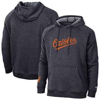 Men's Champion Black Baltimore Orioles Triumph Tri-Blend Hoodie