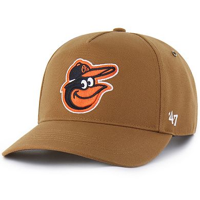 Men's Carhartt x '47 Brown Baltimore Orioles Hitch Adjustable Hat