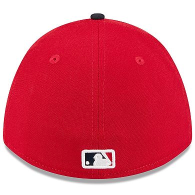 Men's New Era Red/Navy St. Louis Cardinals 2026 Spring Training M-Crown 39THIRTY Flex Hat