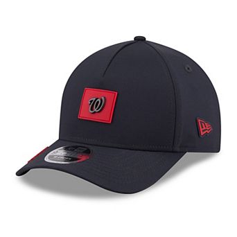 Men's New Era Navy Washington Nationals 2026 Clubhouse 9FORTY A-Frame Adjustable Hat