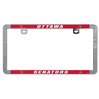 WinCraft Ottawa Senators Thin Rim License Plate Frame